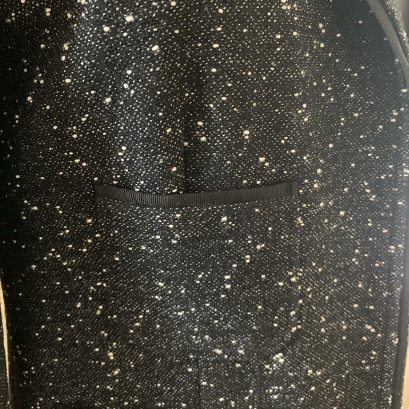 NWOT Lafayette 148 Open Front Speckled Wool Blazer - Picture 4 of 8